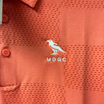 Adidas Textured Golf Polo with MDGC Raven Logo